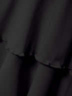 New Solid Color Skirt Women Summer Fashion Outdoor Versatile High Waist Slim Fit Elastic Waist Short Skirt Goods In Stock