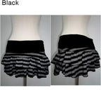 Women's Skirts Street Style Retro High Street Versatile Classic Striped Mini Skirt Skirts for Women Mini Skirt