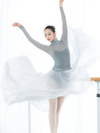 Ballet practice costume, ballet dance dress, full-skirted dance practice skirt, modern dance dress, dance outfit