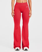 Adapt Seamless Flared Leggings - Salsa Rood