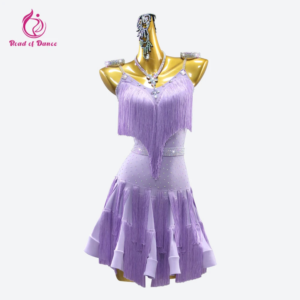 Dress For Dancing 2026 Latin Dance Parties Wear Costumes Ballroom Clothes Sexy Skirt Girls Prom Stage Jumpsuit Sports Match Suit