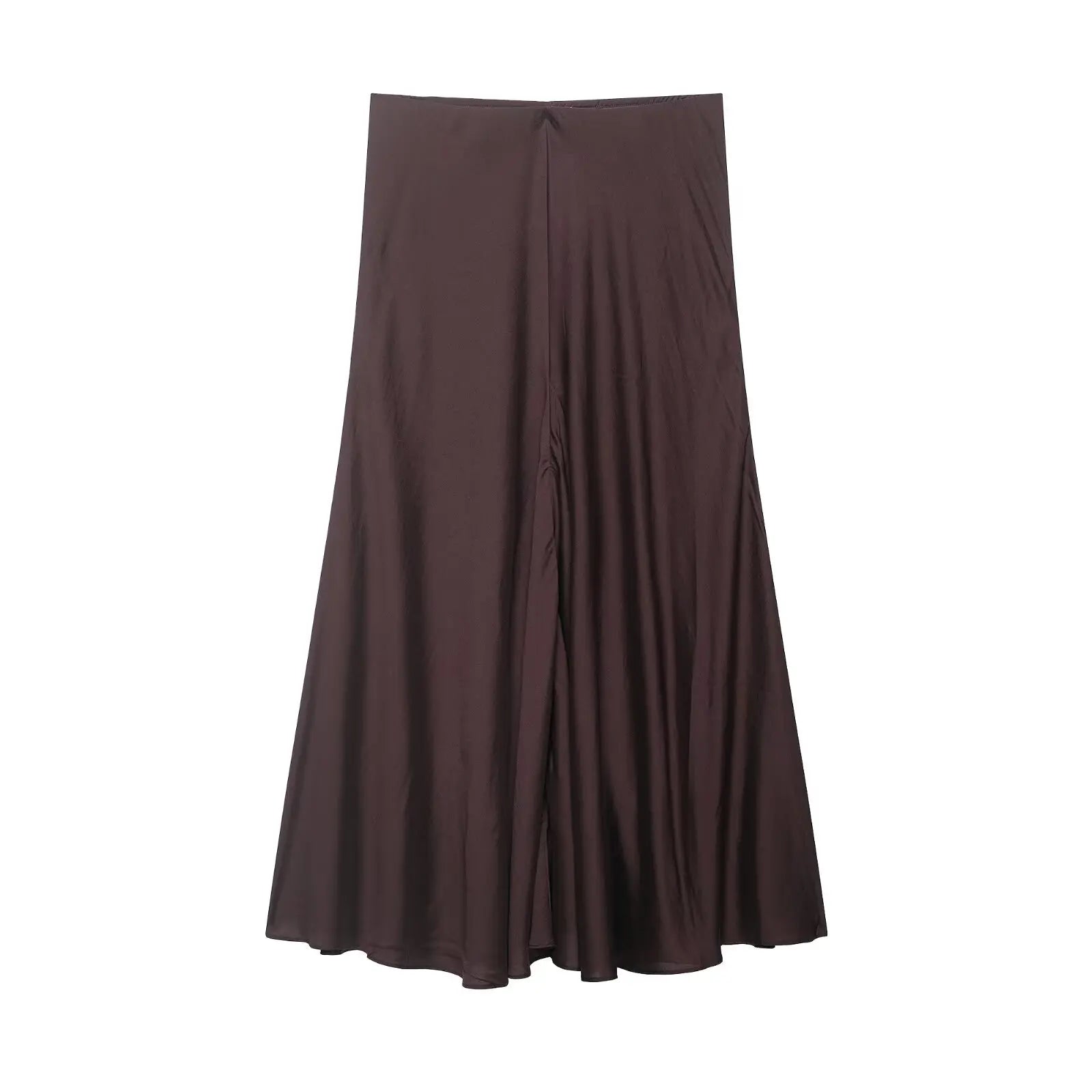 Women's Skirts 2026 Spring Summer Fashion Elastic Waist Flared Skirt Elegant Female A-line Skirt High Waist Casual Skirts