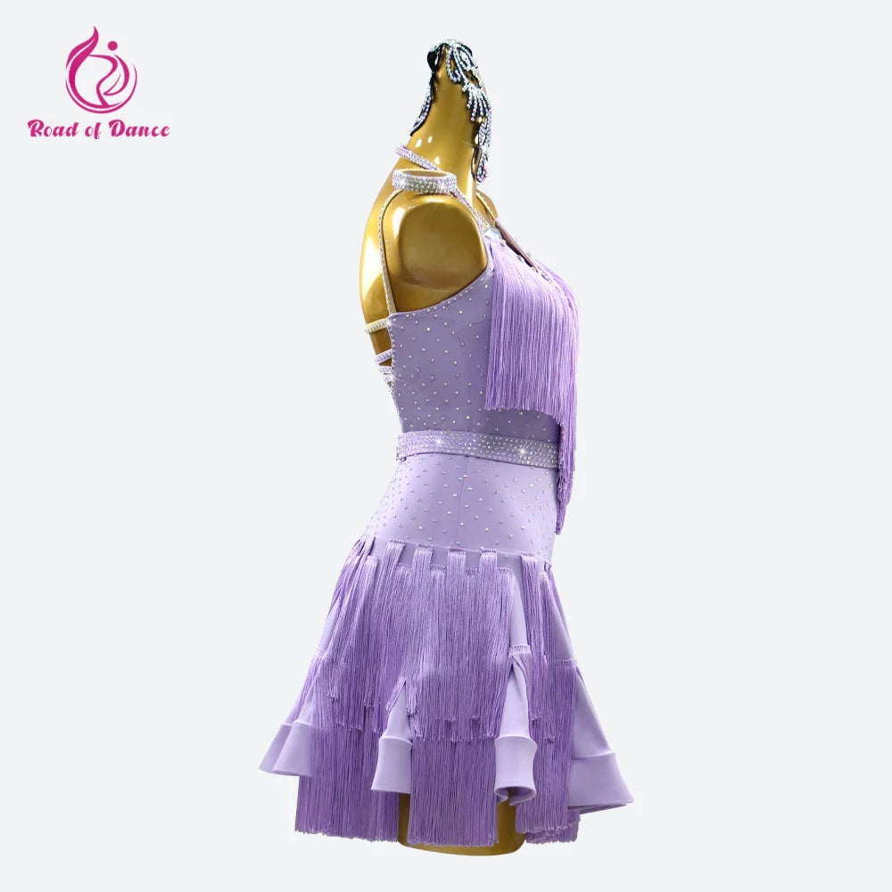 Dress For Dancing 2026 Latin Dance Parties Wear Costumes Ballroom Clothes Sexy Skirt Girls Prom Stage Jumpsuit Sports Match Suit