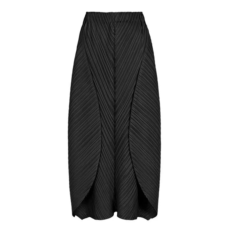 Skirts for Women Woman Clothes New Beautiful Lssey Miyake Solid Color 2025 Spring and Summer new big Skirt Women's Dress Skirts