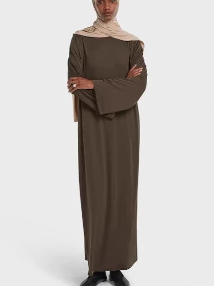 Dress Women Eid Modest Dresses Prayer Abayas Dubai Vestidos Saudi Arabic Long Robe Kaftan Morocco Jalabiya Ramadan Caftan