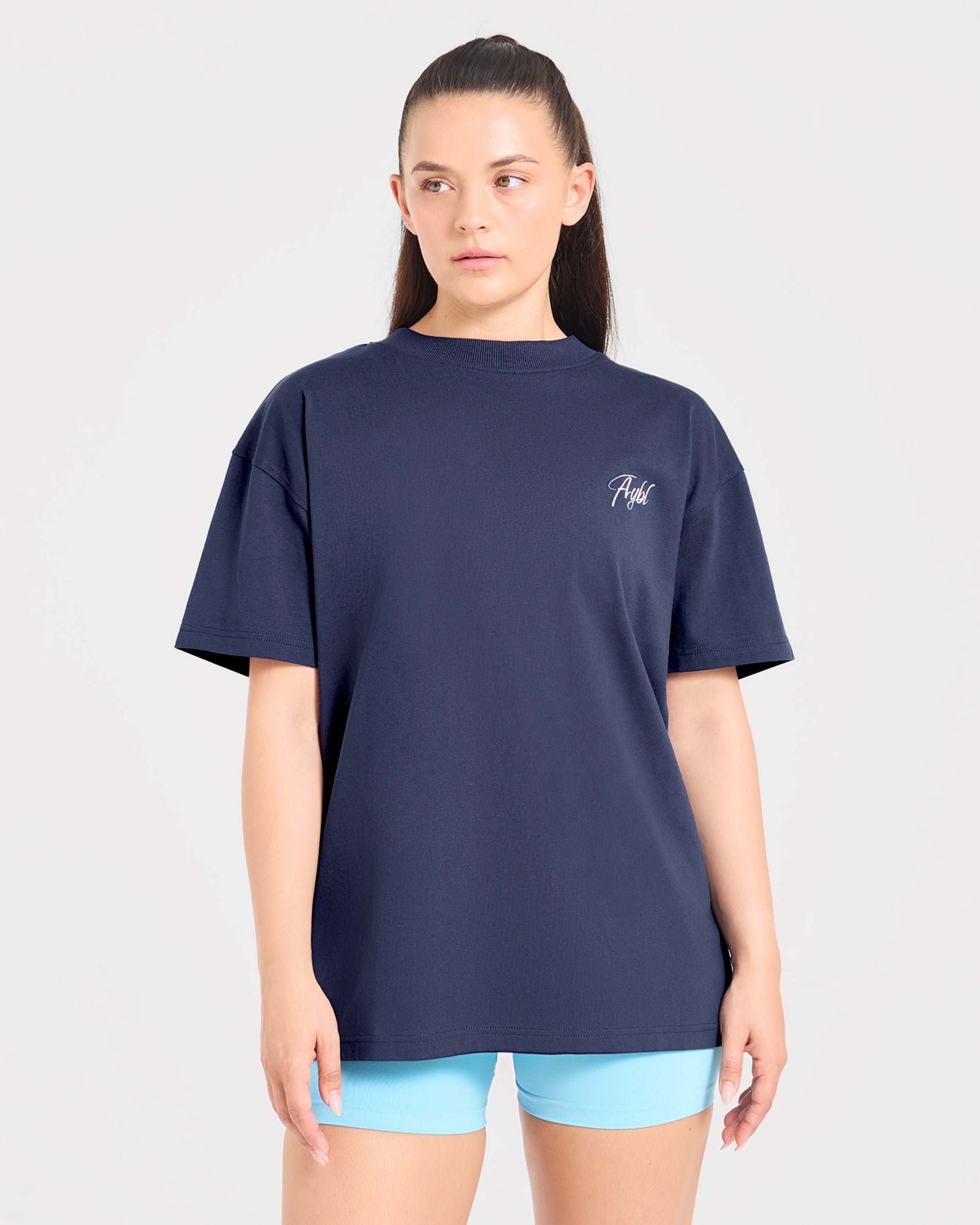 Lift Graphic 2.0 Oversized T Shirt - Navy