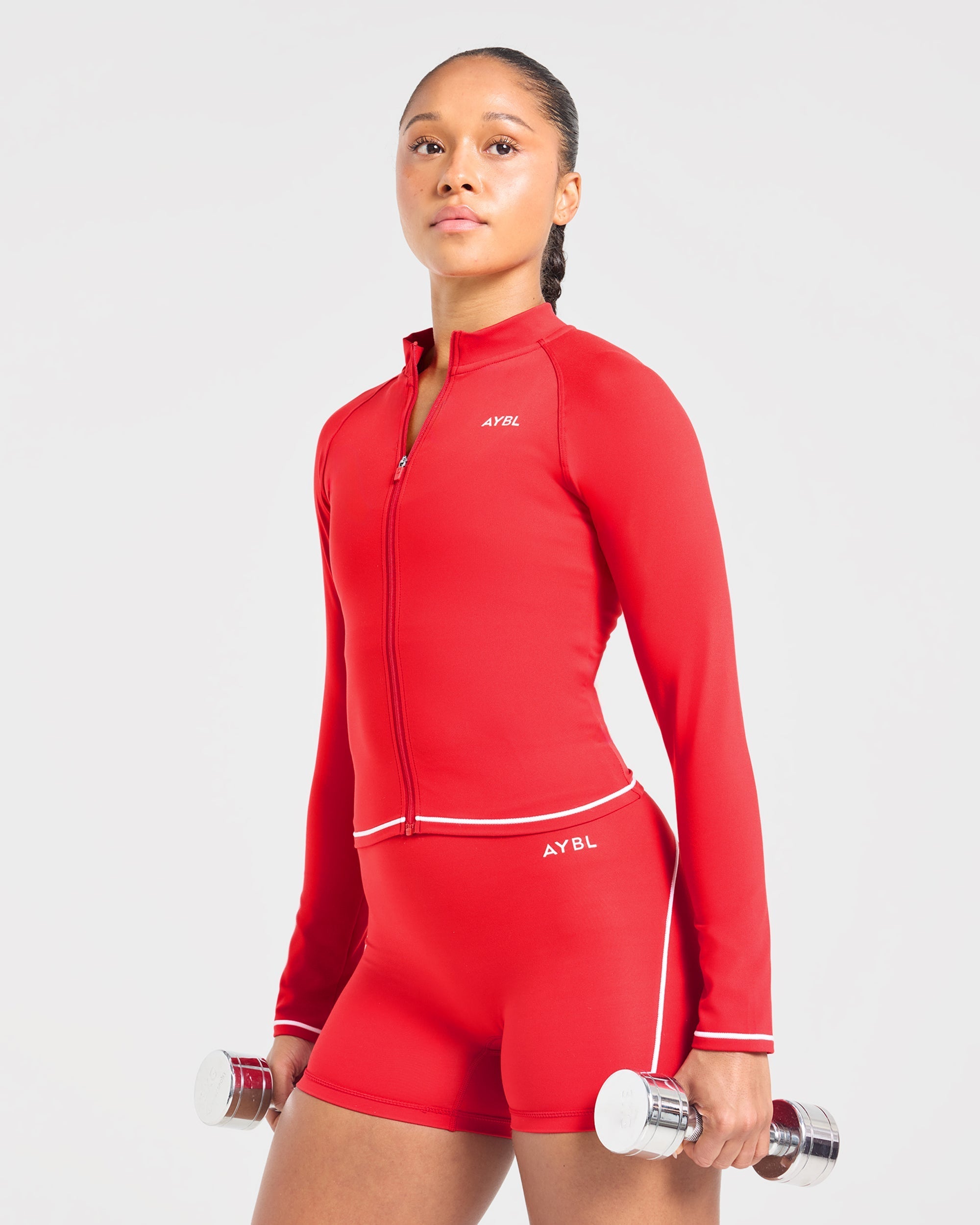 Form Zip Up Jacket - Rood