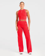 Form Flared Leggings - Rood