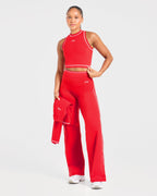 Form Flared Leggings - Rood