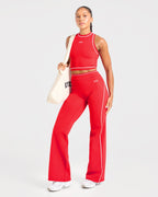 Form Flared Leggings - Rood