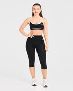 Form Capris - Zwart