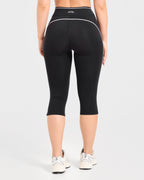 Form Capris - Zwart