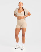Form Sports Bra - Mocha