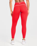 Form Leggings - Rood