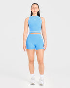 Form Shorts - Blauw