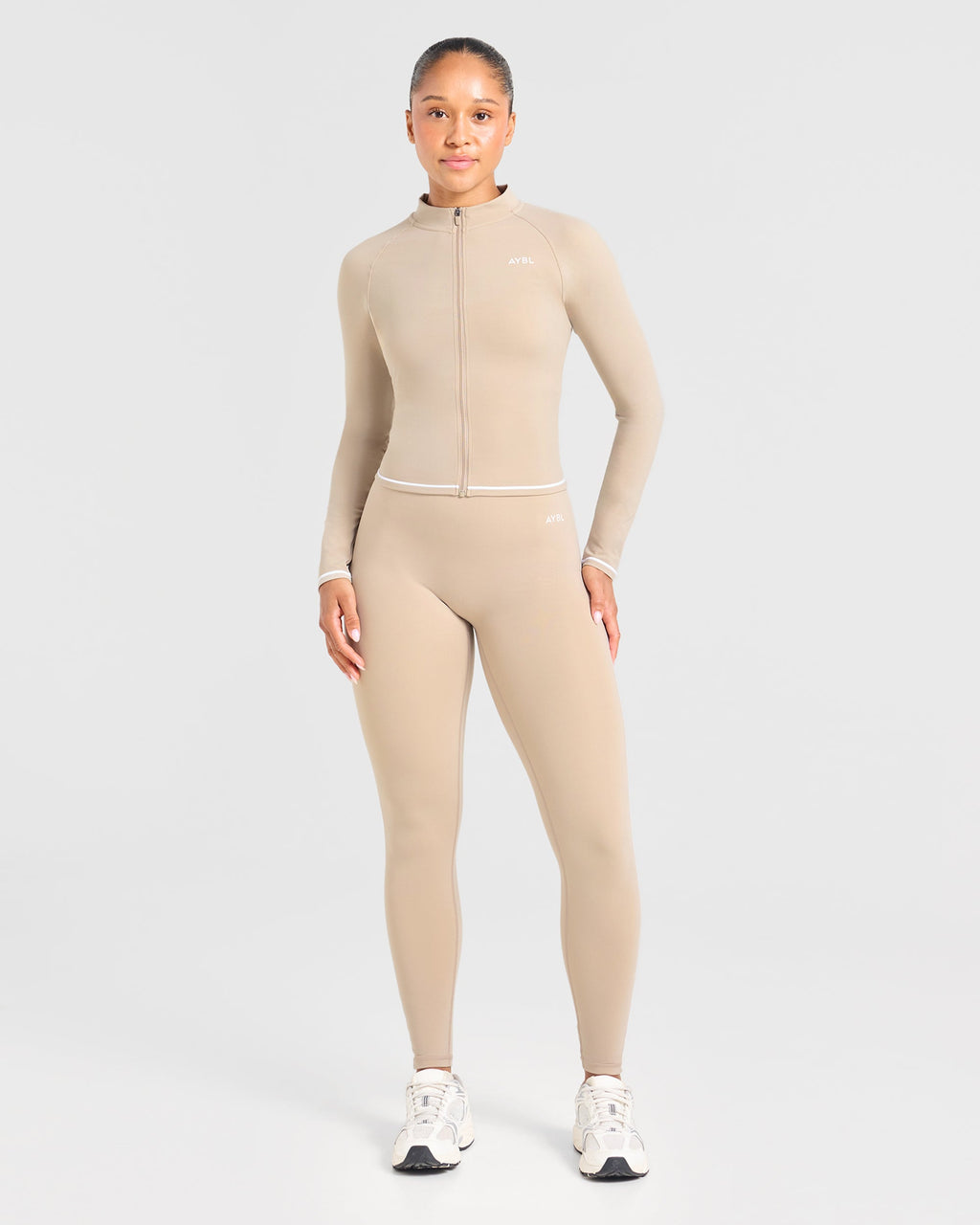 Form Zip Up Jacket - Mocha