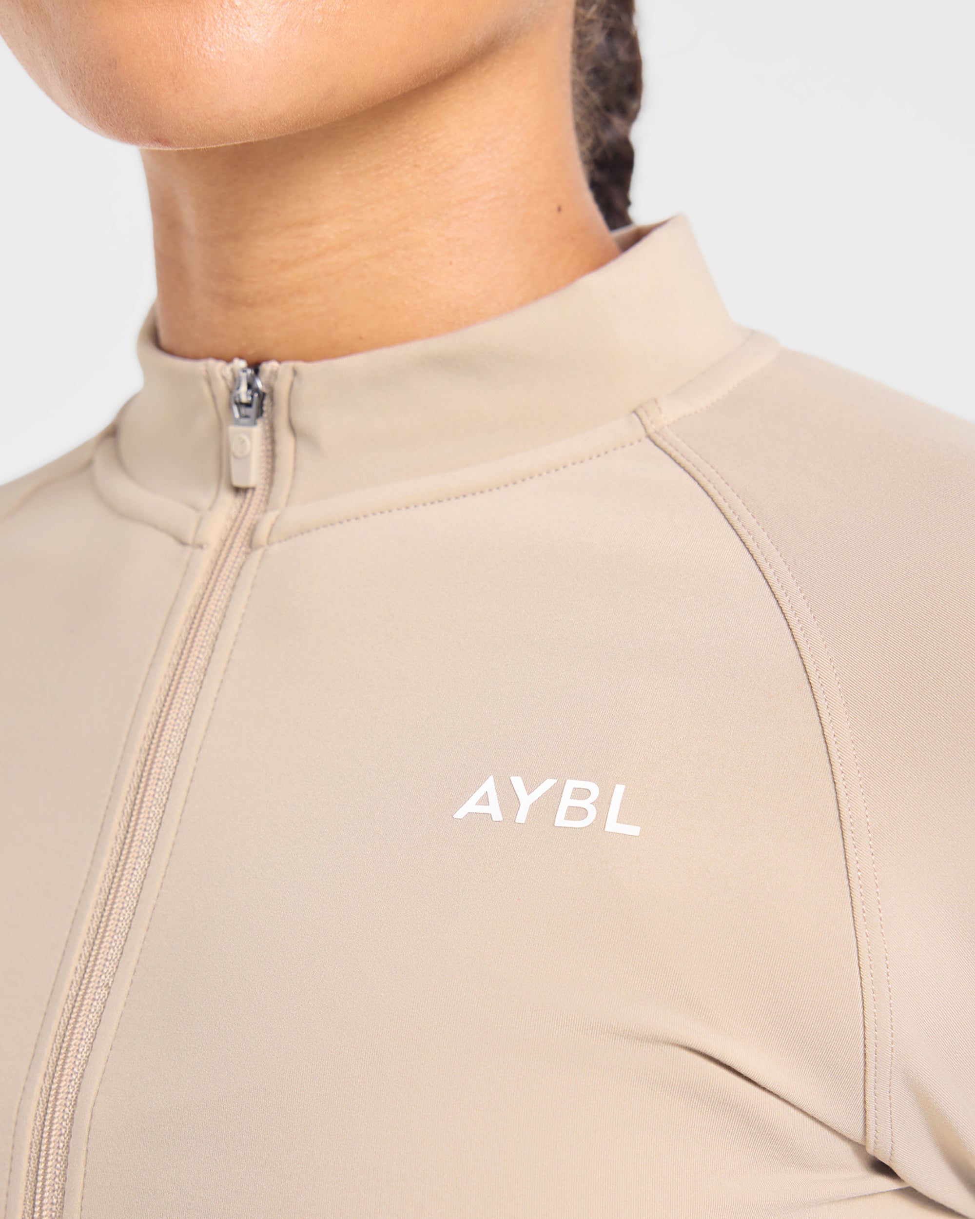Form Zip Up Jacket - Mocha