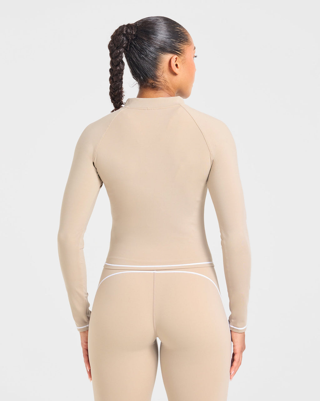 Form Zip Up Jacket - Mocha
