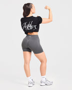 Lift Graphic 2.0 Oversized T Shirt - Zwart