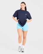 Lift Graphic 2.0 Oversized T Shirt - Navy