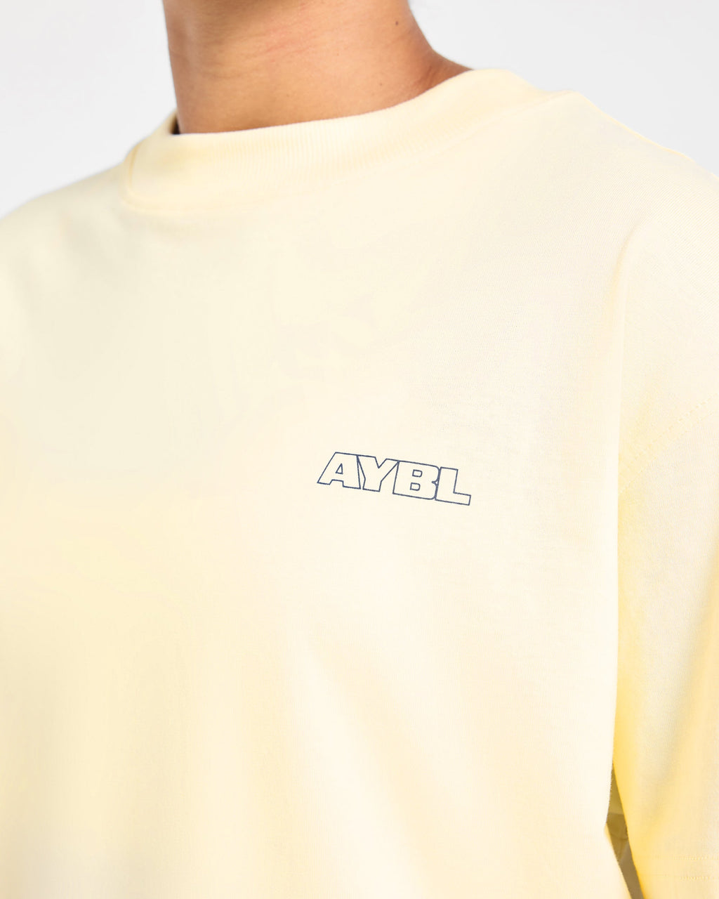 Heavy Lift Club Oversized T Shirt - Butter Geel