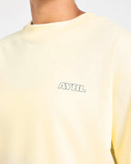 Heavy Lift Club Oversized T Shirt - Butter Geel