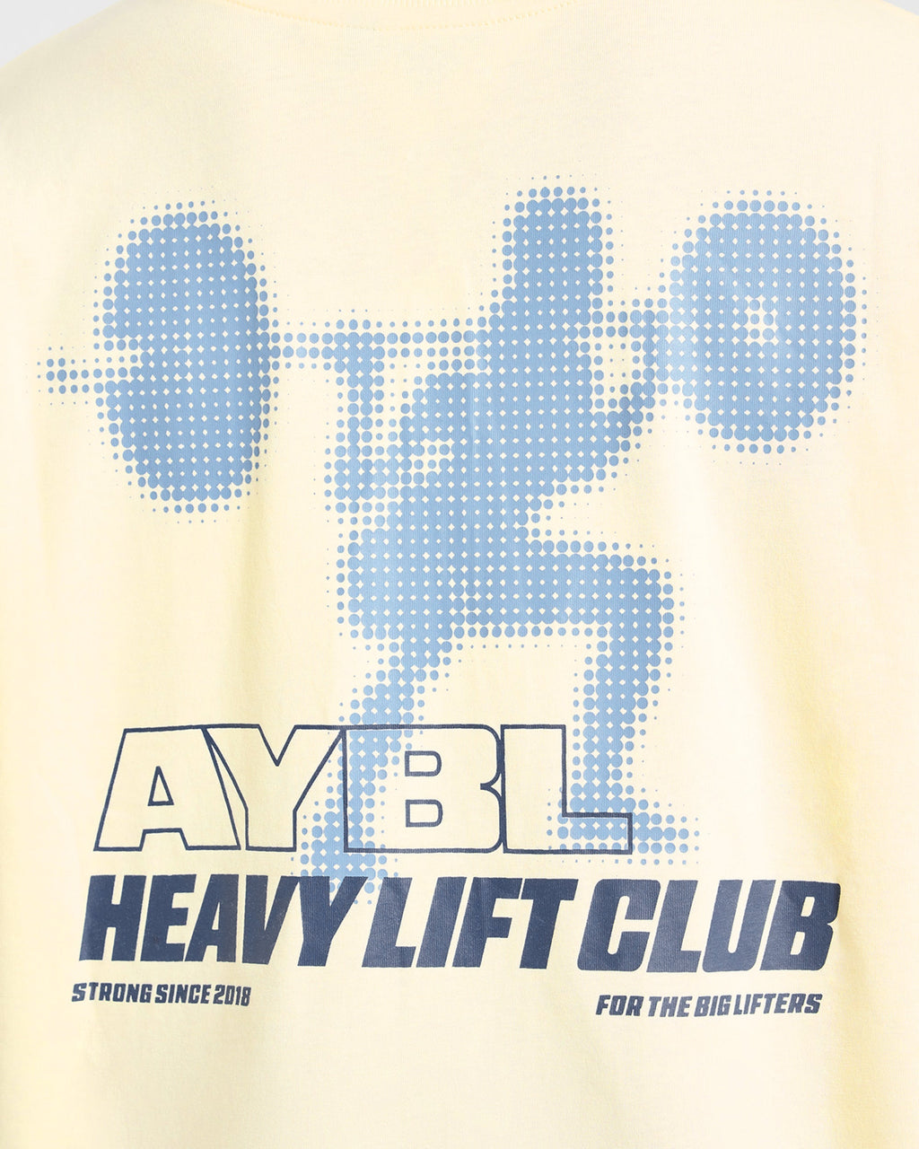 Heavy Lift Club Oversized T Shirt - Butter Geel