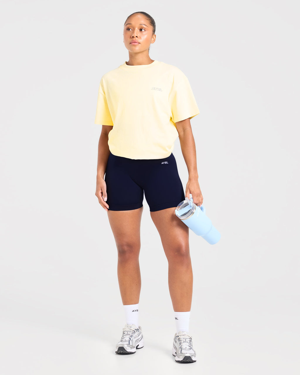 Heavy Lift Club Oversized T Shirt - Butter Geel