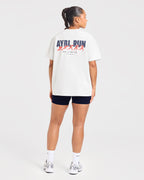 AYBL Run Oversized T Shirt - Heather Grijs