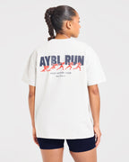 AYBL Run Oversized T Shirt - Heather Grijs