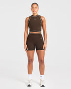 Form Shorts - Coffee Bean