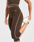 Form Capris - Coffee Bean