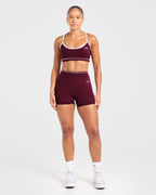 Form Shorts - Deep Mulberry