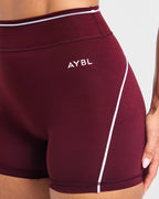 Form Shorts - Deep Mulberry
