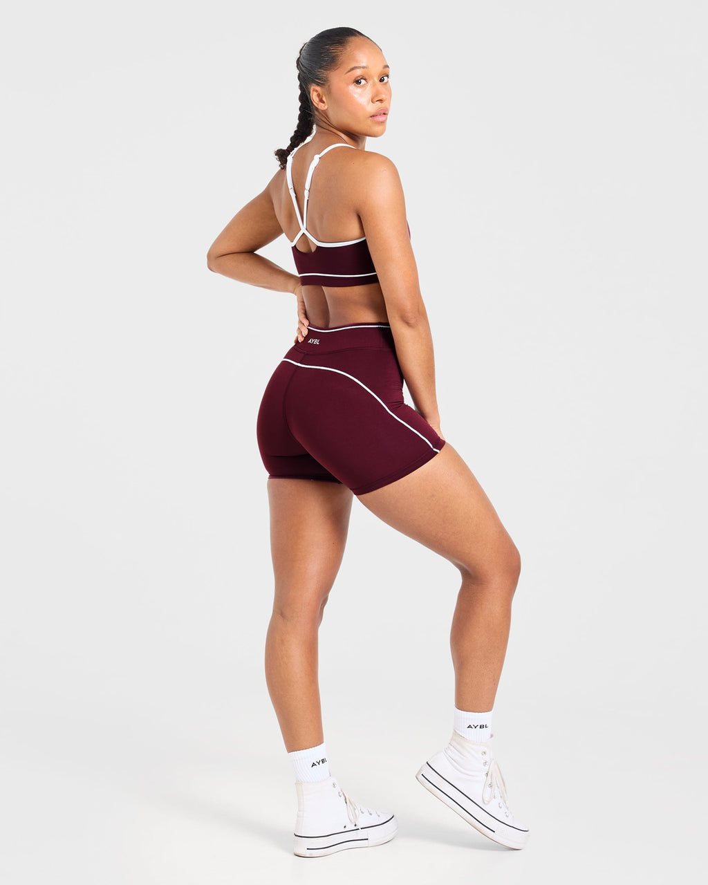 Form Shorts - Deep Mulberry