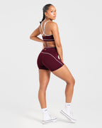 Form Shorts - Deep Mulberry