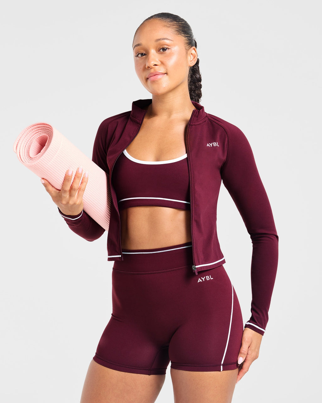 Form Shorts - Deep Mulberry
