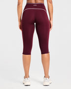 Form Capris - Deep Mulberry
