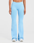 Enhance Seamless Flared Leggings - Powder Blauw