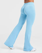 Enhance Seamless Flared Leggings - Powder Blauw