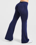 Adapt Seamless Flared Leggings - Deep Navy