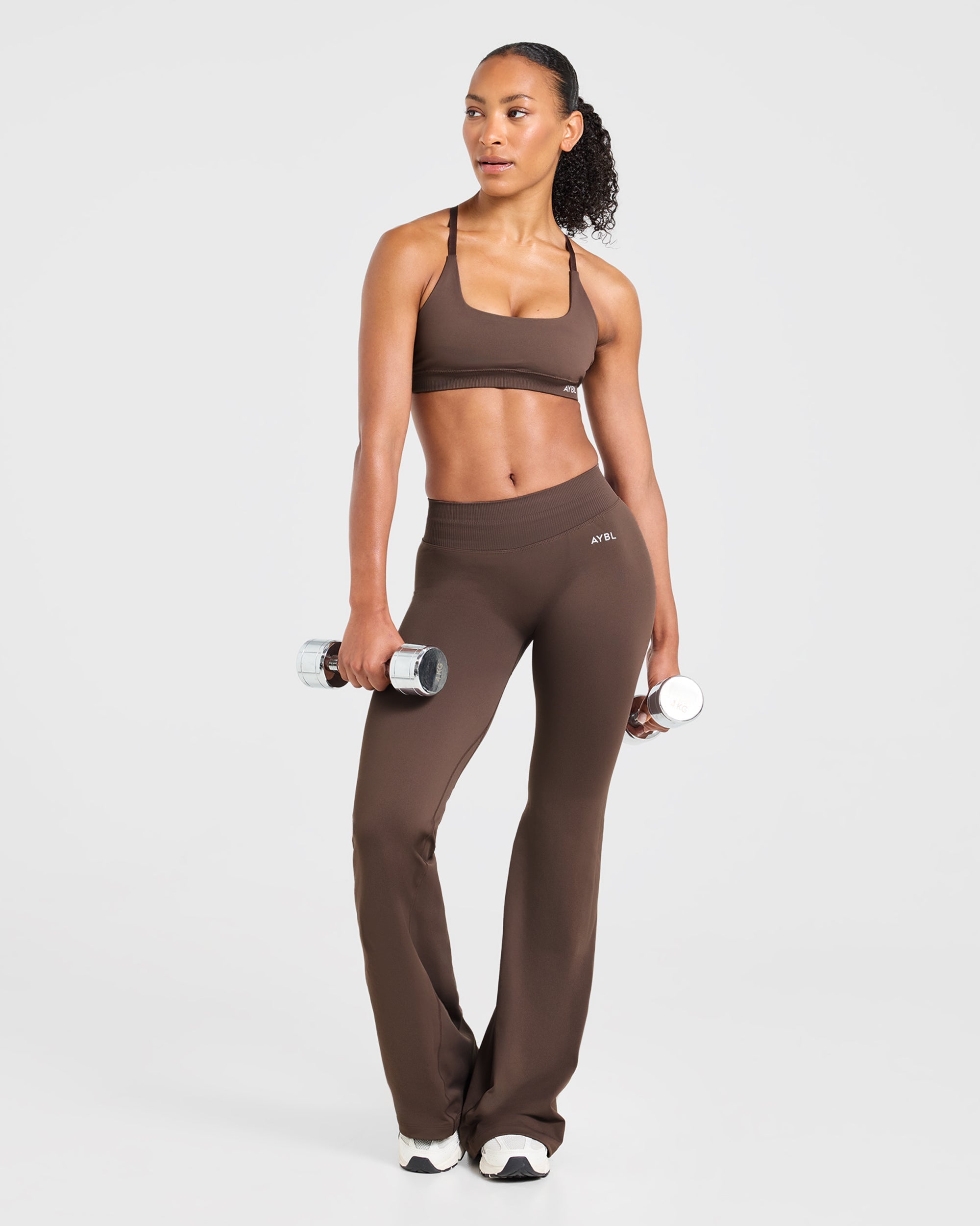 Enhance Seamless Flared Leggings - Bruin