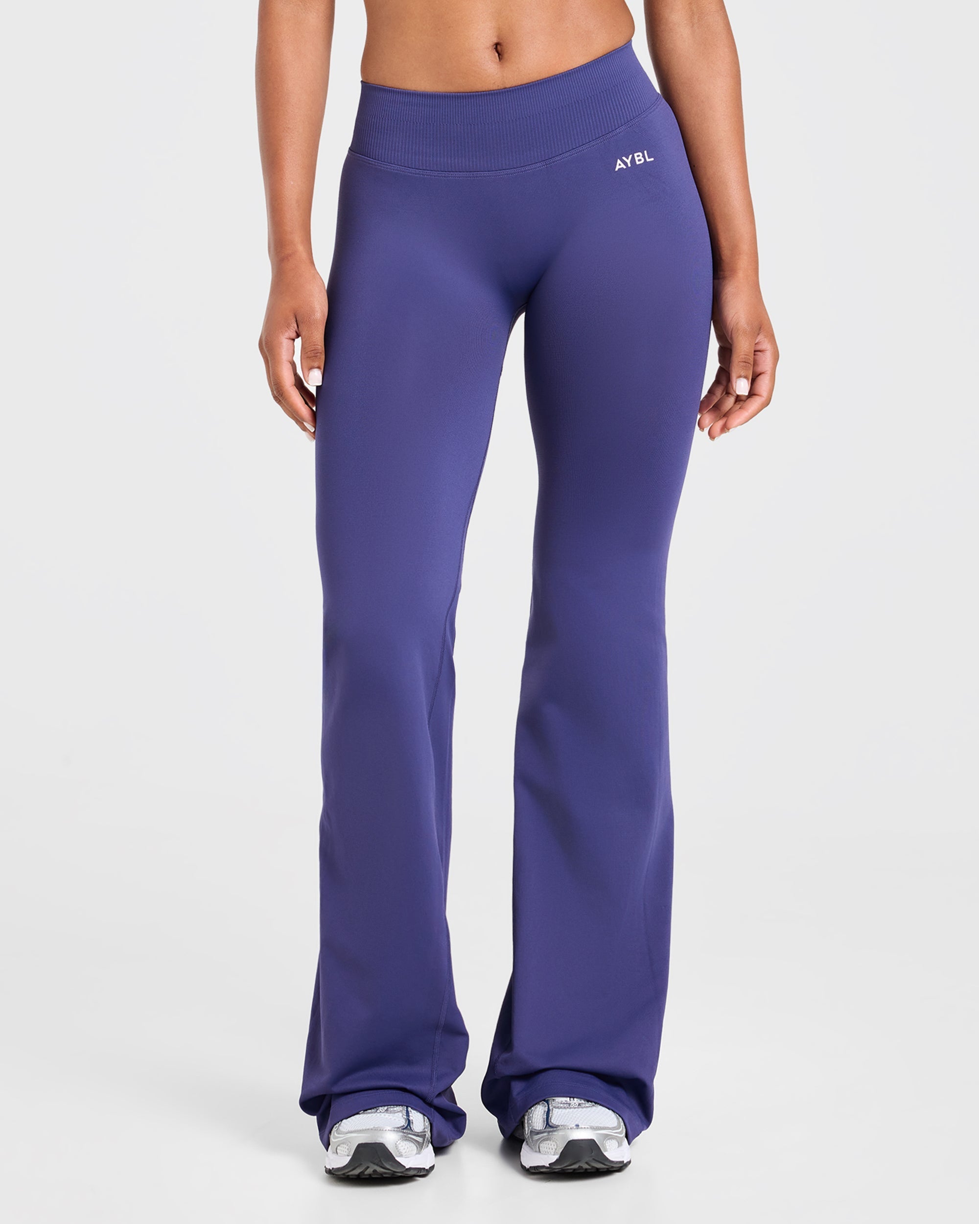 Enhance Seamless Flared Leggings - Storm Blauw