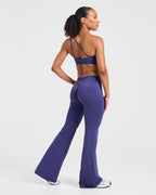 Enhance Seamless Flared Leggings - Storm Blauw