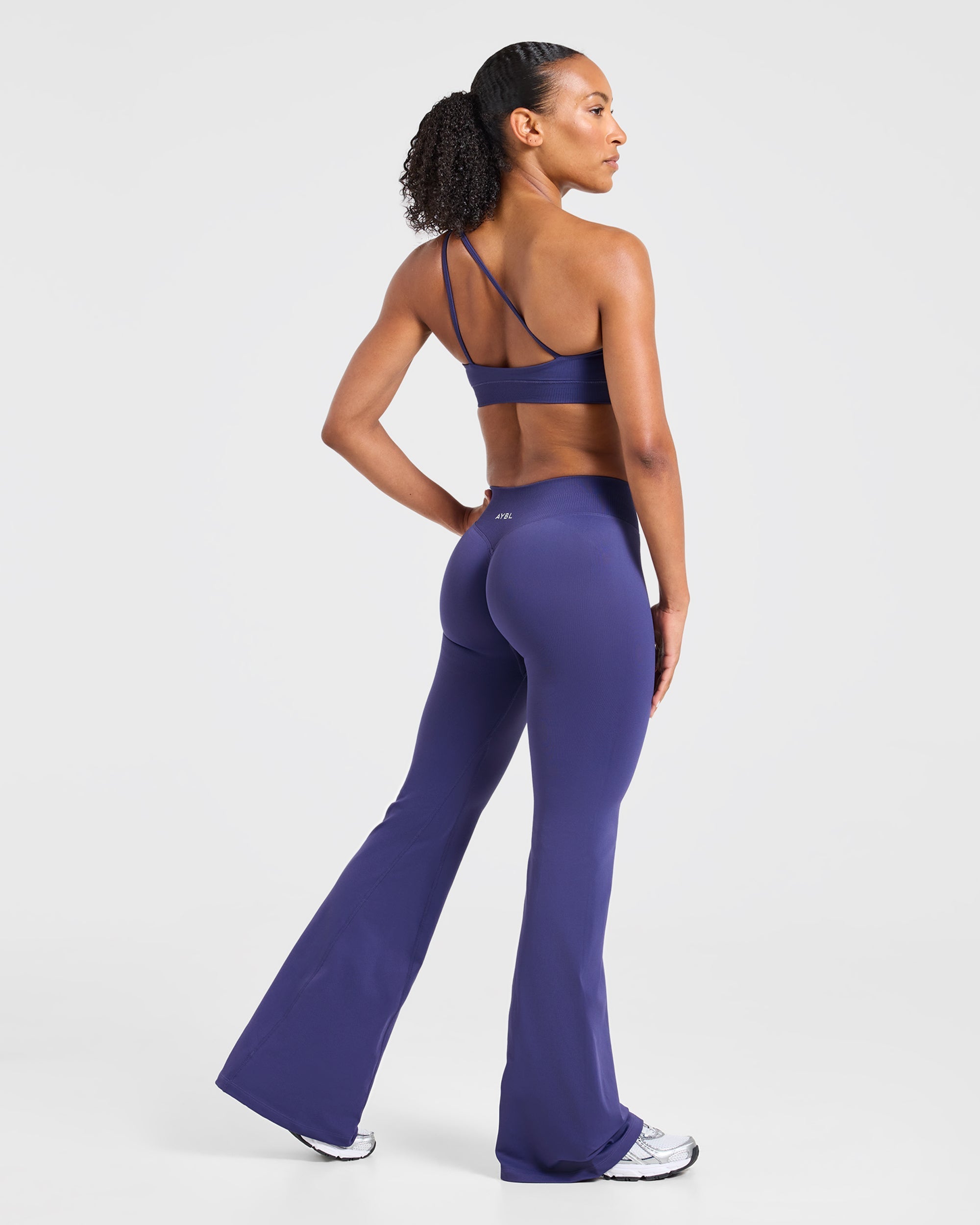 Enhance Seamless Flared Leggings - Storm Blauw