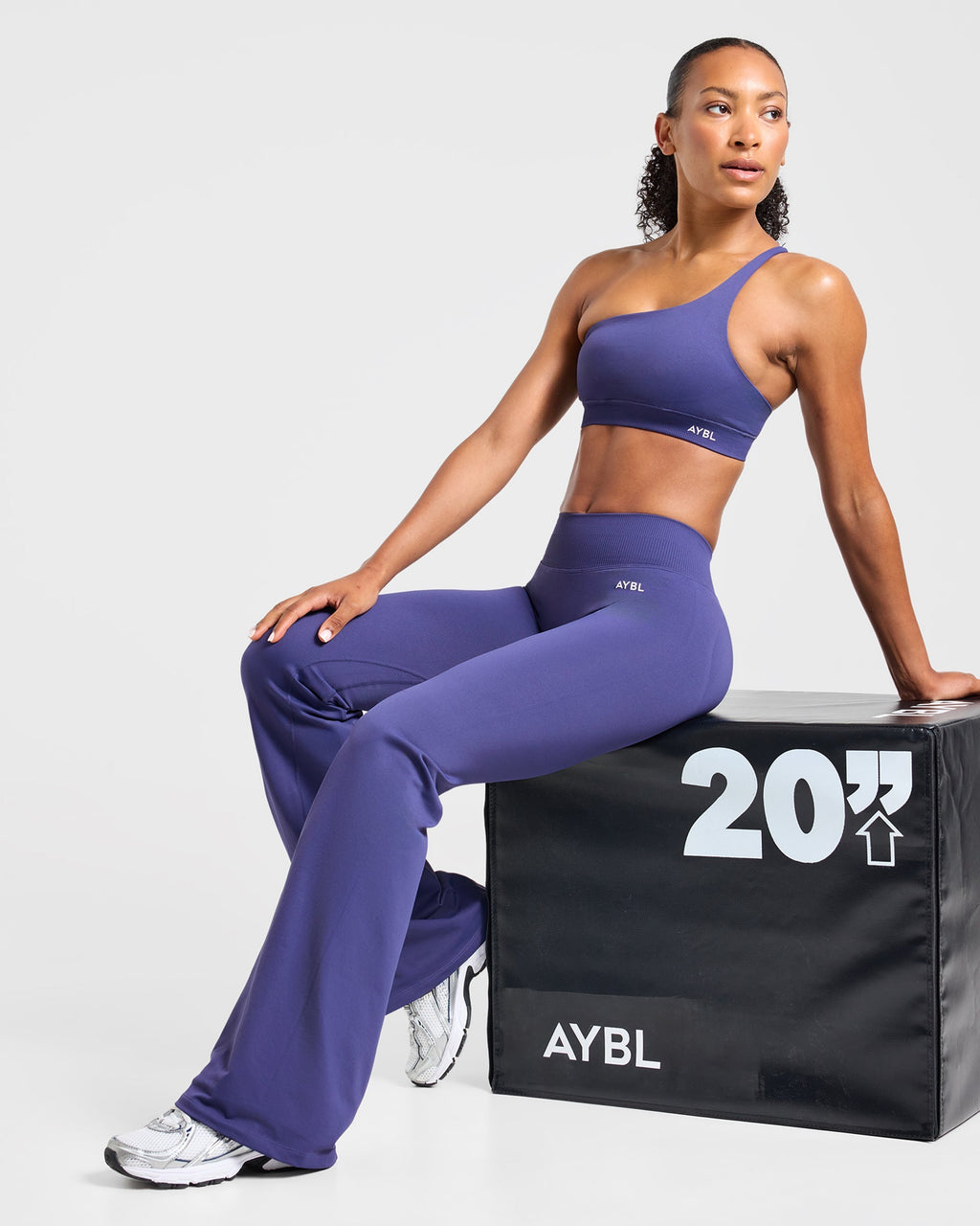 Enhance Seamless Flared Leggings - Storm Blauw