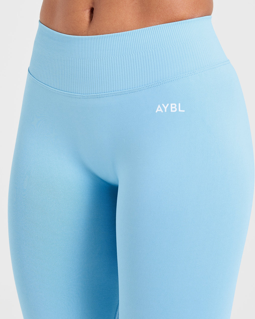 Enhance Seamless Flared Leggings - Powder Blauw