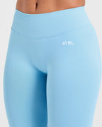 Enhance Seamless Flared Leggings - Powder Blauw