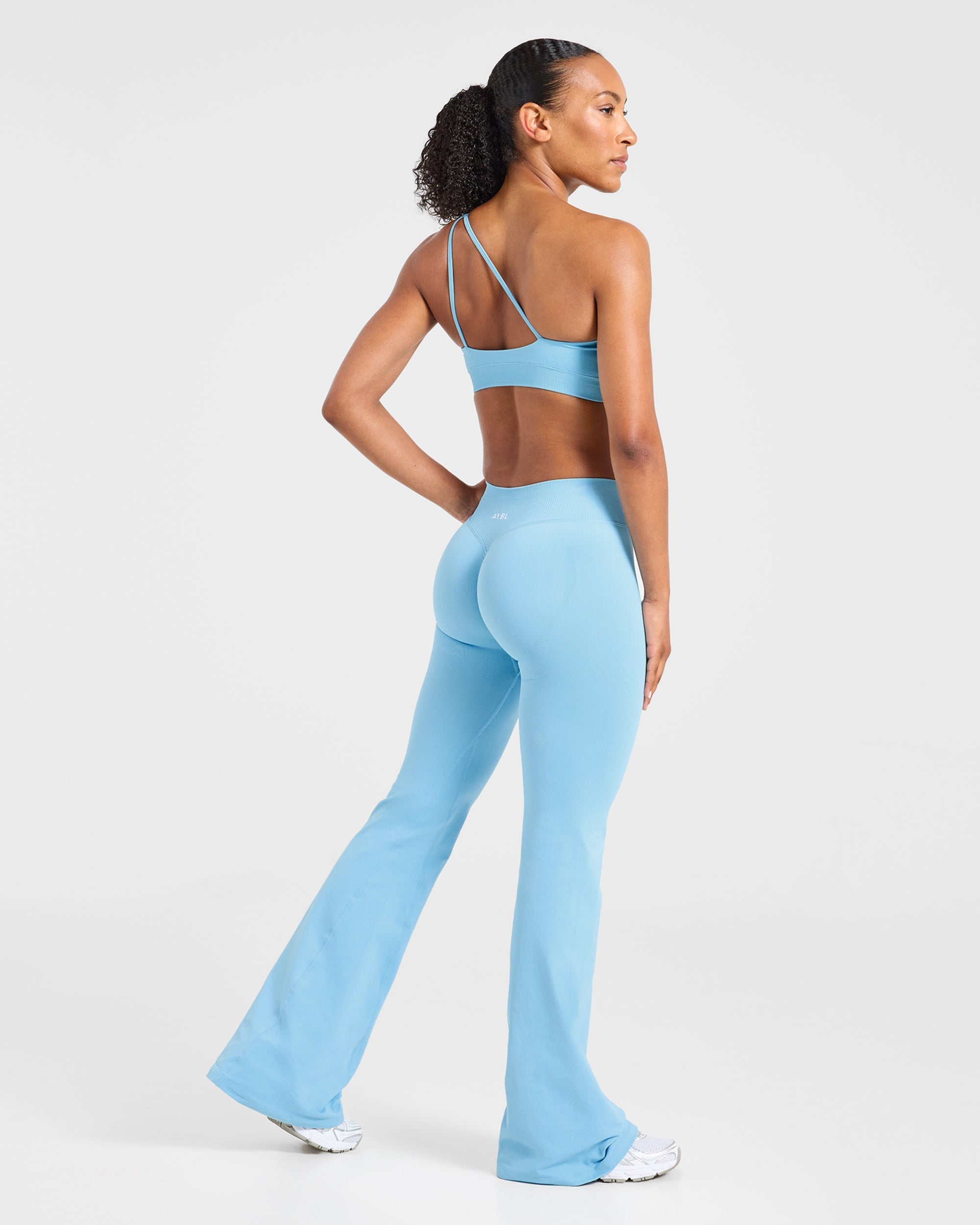 Enhance Seamless Flared Leggings - Powder Blauw