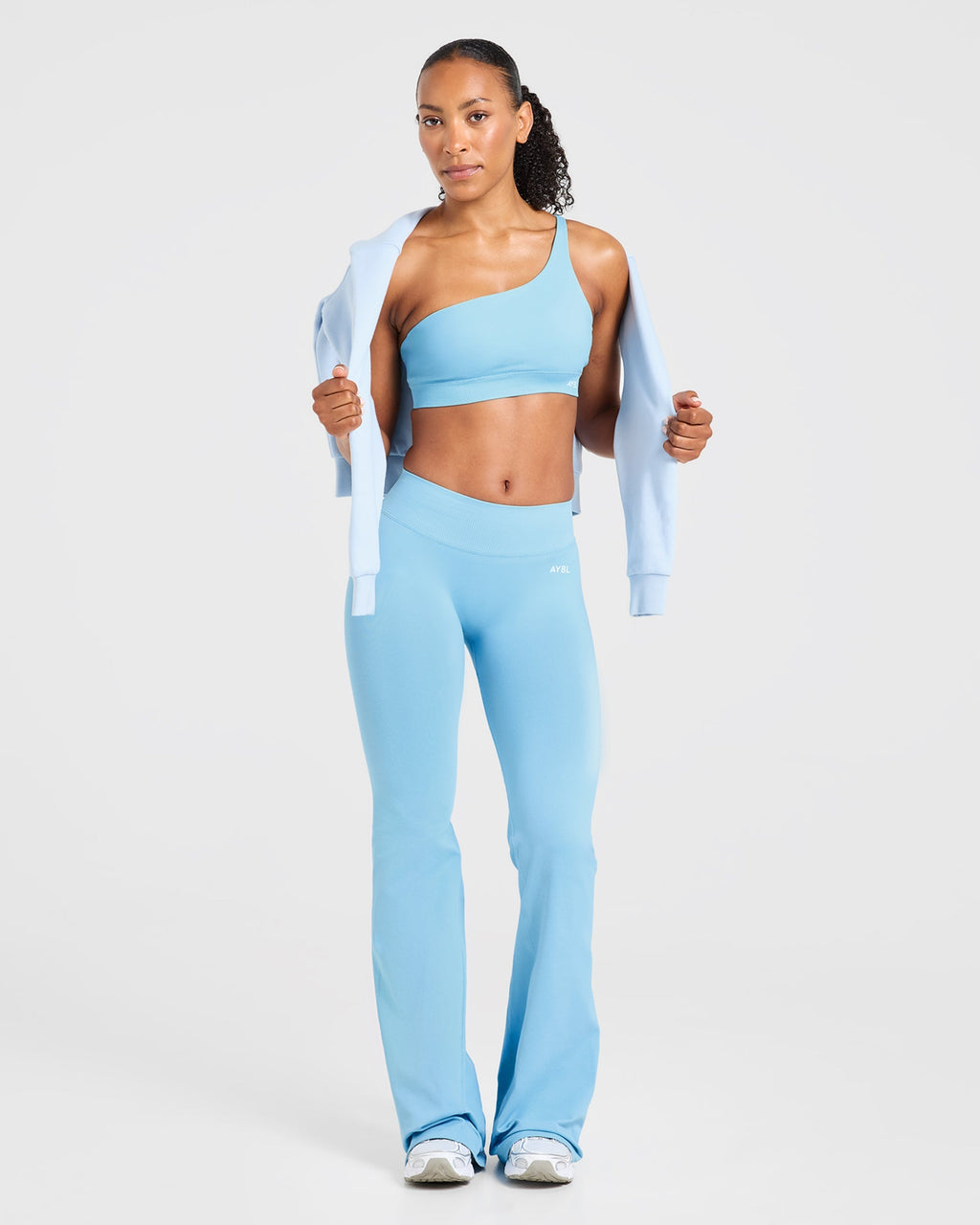 Enhance Seamless Flared Leggings - Powder Blauw